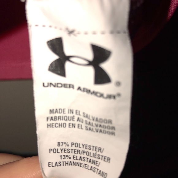 Under Armour Cold Gear Pullover Layer Girls Large 14 Pink Warm Athleisure Sports - Picture 8 of 8